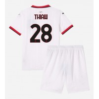 AC Milan Malick Thiaw #28 Auswärts Trikotsatz Kinder 2024-25 Kurzarm (+ Kurze Hosen)